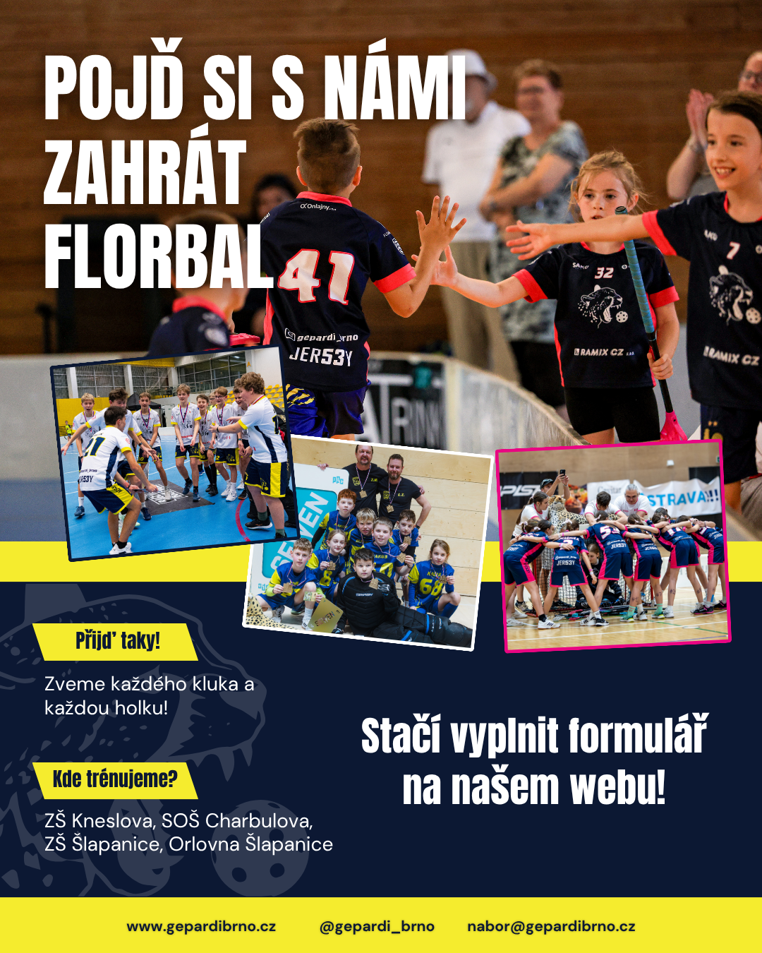 Nábor FBC Gepardi Brno